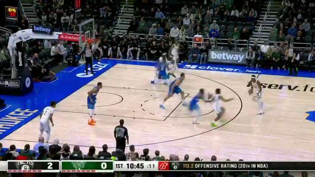 【2024年03月22日】NBA常規(guī)賽:籃網(wǎng)vs雄鹿第1節(jié)英文原聲錄像回放