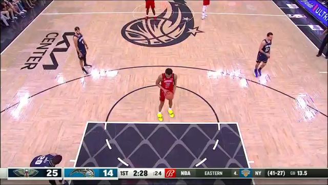 【2024年03月22日】NBA常規(guī)賽:鵜鶘vs魔術(shù)第1節(jié)中文解說錄像回放