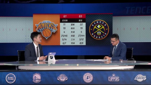 【2024年03月22日】NBA常規(guī)賽：尼克斯vs掘金第3節(jié)中文解說錄像回放