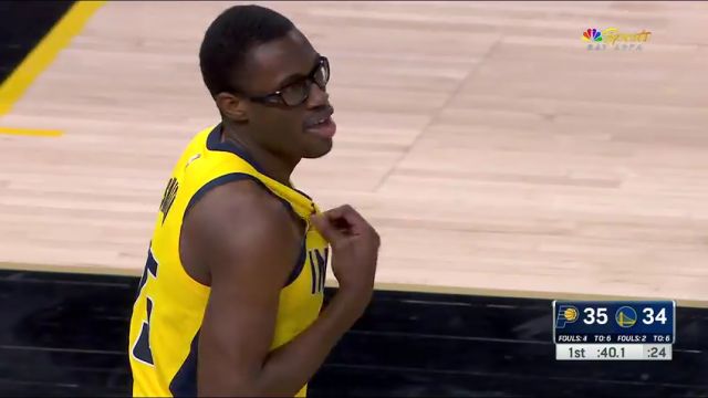 【2024年03月23日】NBA常規(guī)賽：步行者vs勇士第1節(jié)中文解說錄像回放