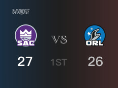 NBA常規(guī)賽 ：首節(jié)數(shù)據(jù)，國(guó)王以27-26領(lǐng)先魔術(shù)，杜阿爾特5分