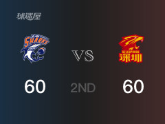 CBA常规赛 ：半场数据， 上海以60-60战平深圳，培根19分3篮板