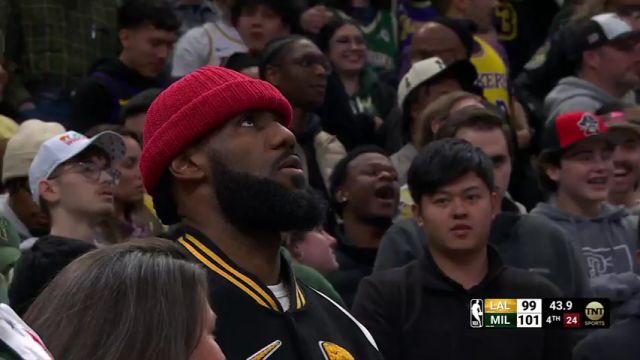 【2024年03月27日】NBA常規(guī)賽:湖人vs雄鹿第4節(jié)英文原聲錄像回放