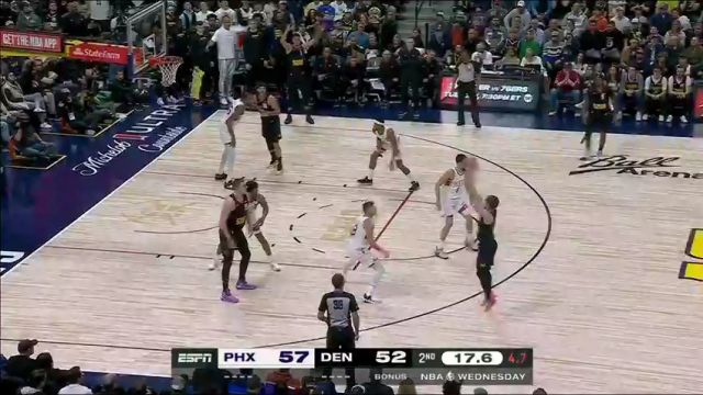 【2024年03月28日】NBA常規(guī)賽：太陽vs掘金第2節(jié)英文原聲錄像回放