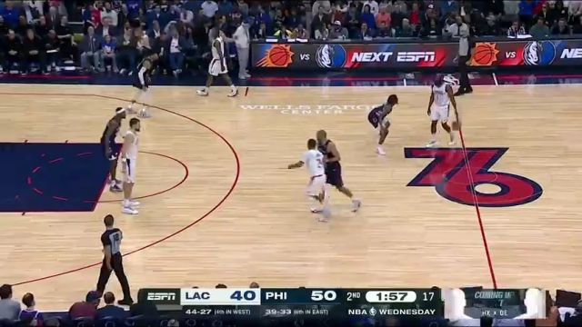 【2024年03月28日】NBA常規(guī)賽:快船vs76人第2節(jié)英文原聲錄像回放
