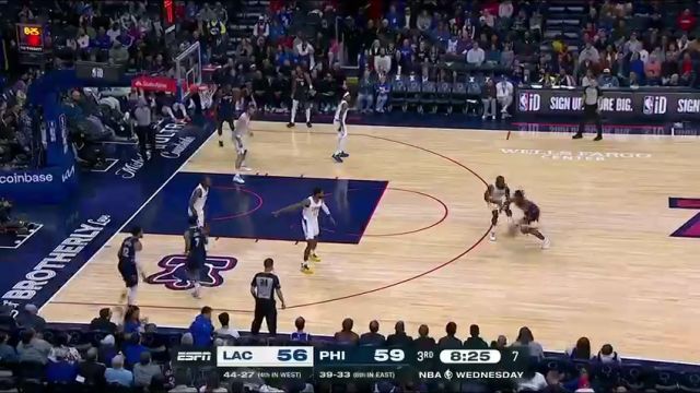 【2024年03月28日】NBA常規(guī)賽:快船vs76人第3節(jié)英文原聲錄像回放