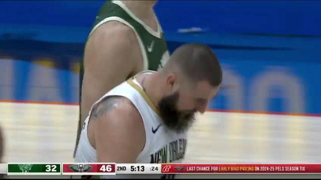 【2024年03月29日】NBA常规赛:雄鹿vs鹈鹕第2节中文解说录像回放