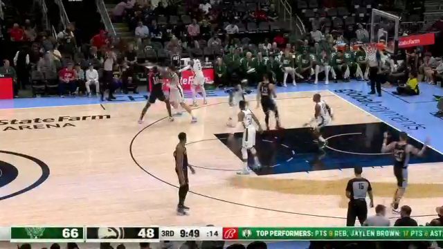 【2024年03月31日】NBA常規(guī)賽：雄鹿vs老鷹第3節(jié)中文解說錄像回放