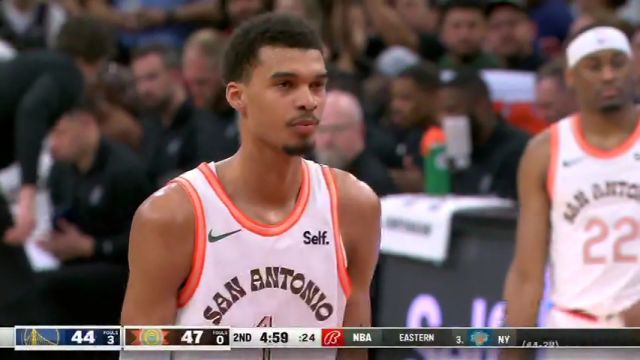 【2024年04月01日】 NBA常規(guī)賽:勇士vs馬刺第2節(jié)中文解說錄像回放