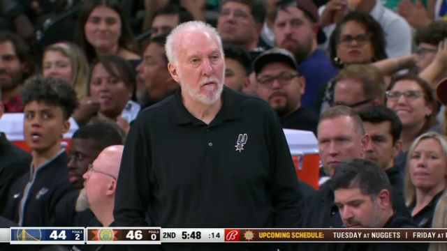 【2024年04月01日】 NBA常規(guī)賽:勇士vs馬刺第2節(jié)英文原聲錄像回放