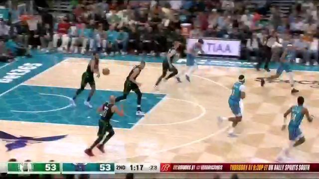 【2024年04月02日】NBA常規(guī)賽:凱爾特人vs黃蜂第2節(jié)英文原聲錄像回放