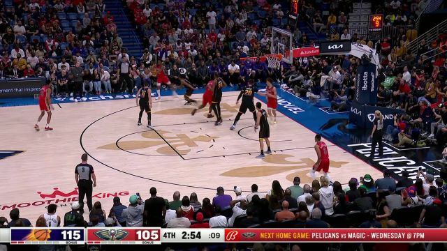 【2024年04月02日 太陽vs鵜鶘集錦】看見了勝利的曙光！錫安攜手麥科勒姆內(nèi)外開花連得5分