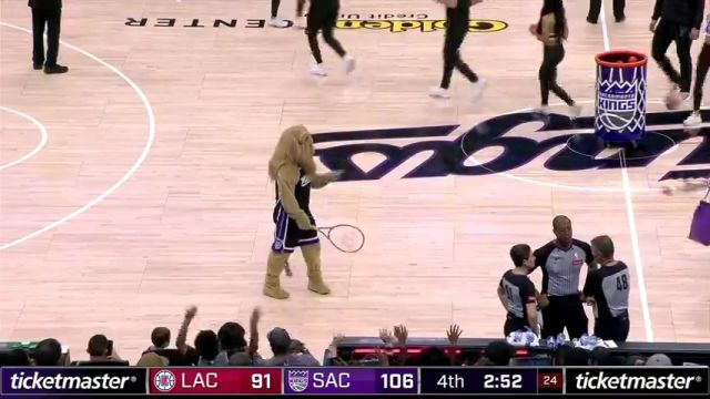 【2024年04月03日】NBA常規(guī)賽：快船vs國王第4節(jié)英文原聲錄像回放
