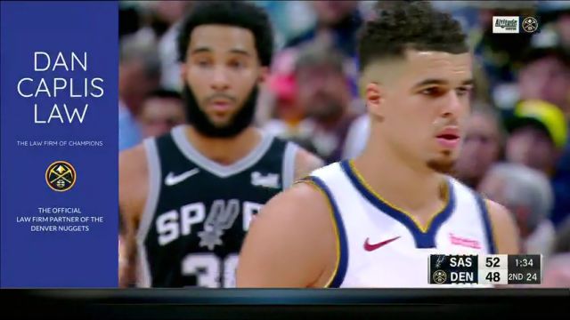 【2024年04月03日】NBA常規(guī)賽：馬刺vs掘金第2節(jié)中文解說錄像回放