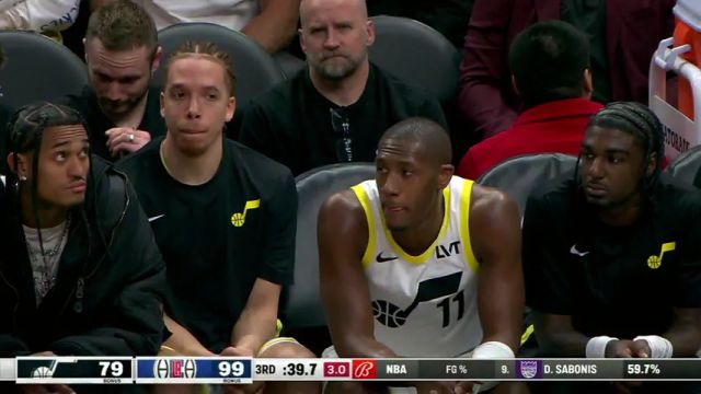 【2024年04月06日】NBA常規(guī)賽：爵士vs快船第3節(jié)中文解說錄像回放