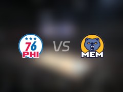 76人vs灰熊在线直播-NBA常规赛(2024年04月07日)