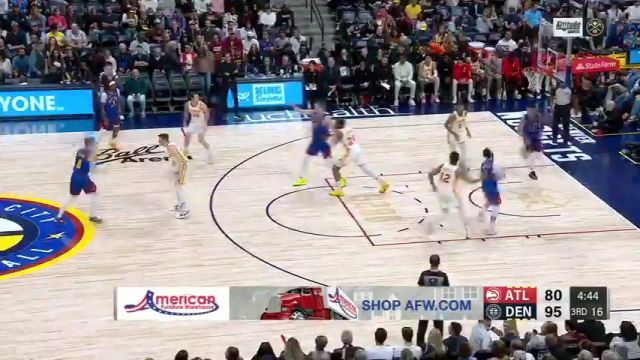 【2024年04月07日】NBA常規(guī)賽:老鷹vs掘金第3節(jié)英文原聲錄像回放