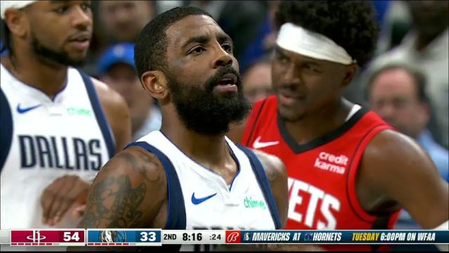 【2024年04月08日】NBA常規(guī)賽：火箭vs獨(dú)行俠第2節(jié)英文原聲錄像回放