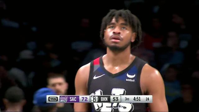 【2024年04月08日】NBA常規(guī)賽：國(guó)王vs籃網(wǎng)第3節(jié)英文原聲錄像回放