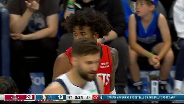 【2024年04月08日】NBA常規(guī)賽：火箭vs獨(dú)行俠第1節(jié)英文原聲錄像回放