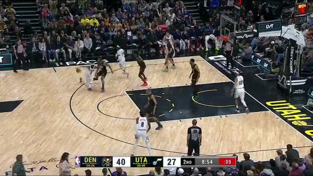 【2024年04月10日】NBA常規(guī)賽：掘金vs爵士第2節(jié)英文原聲錄像回放