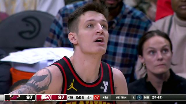 【2024年04月10日】NBA常規(guī)賽：熱火vs老鷹第4節(jié)英文原聲錄像回放