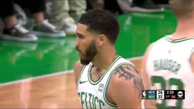 【2024年04月12日】 NBA常規(guī)賽:尼克斯vs凱爾特人第1節(jié)英文原聲錄像回放
