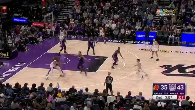 【2024年04月13日】NBA常規(guī)賽：太陽vs國(guó)王第2節(jié)中文解說錄像回放