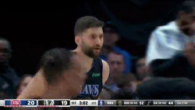 【2024年04月13日】NBA常規(guī)賽：活塞vs獨(dú)行俠第1節(jié)英文原聲錄像回放