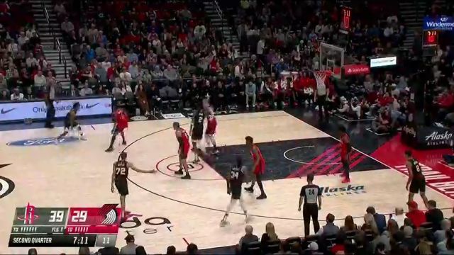 【2024年04月13日】NBA常規(guī)賽:火箭vs開(kāi)拓者第2節(jié)中文解說(shuō)錄像回放