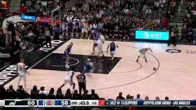 【2024年04月13日】NBA常規(guī)賽:爵士vs快船第2節(jié)中文解說錄像回放