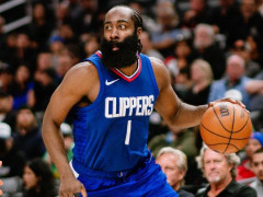 哈登的季后賽罰球來到1069球，排名NBA歷史第10位