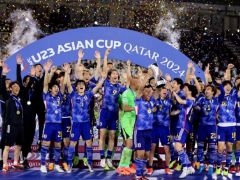 U23亚洲杯：日本1-0胜乌兹别克斯坦夺冠，山田枫喜绝杀