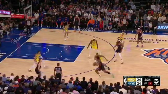 【2024年05月09日】NBA東部半決賽G2：步行者vs尼克斯第1節(jié)英文原聲錄像回放
