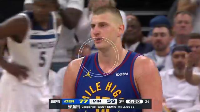 【2024年05月11日】NBA西部半決賽G3：掘金vs森林狼第3節(jié)英文原聲錄像回放