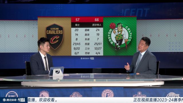 【2024年05月16日】NBA东部半决赛G5：骑士vs凯尔特人第3节中文解说录像回放