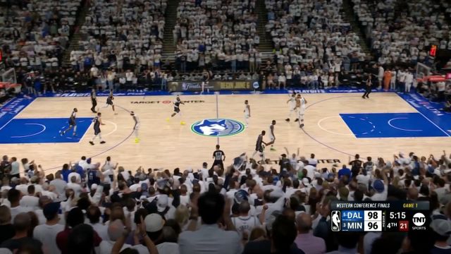 【2024年05月23日 獨行俠vs森林狼集錦】唐斯空接連線戈貝爾！BIG胖：老是見唐斯給你傳，怎么沒見過你給唐斯一個空接呢