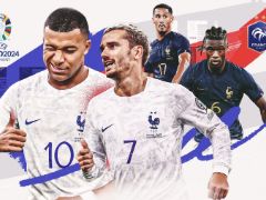  法国欧洲杯球衣号码分配：姆巴佩10号，吉鲁9号 