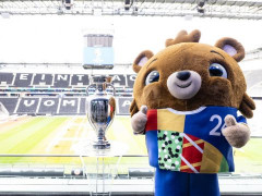 2024欧洲杯吉祥物叫什么，“阿尔巴特”泰迪熊首次亮相