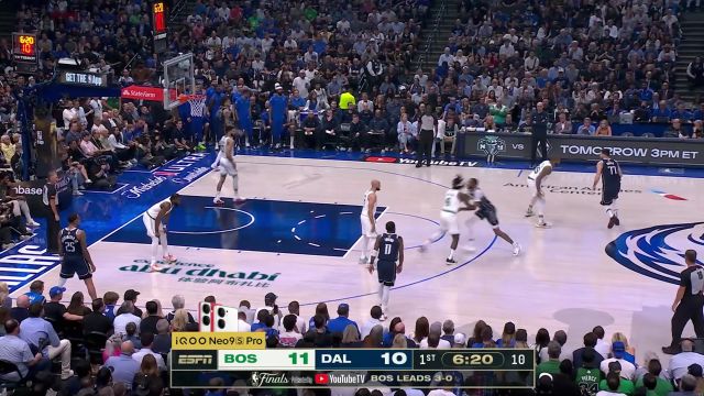 【2024年06月15日 凯尔特人vs独行侠集锦】莱夫利命中生涯第一记三分!成为NBA总决赛历史命中三分最年轻的球员