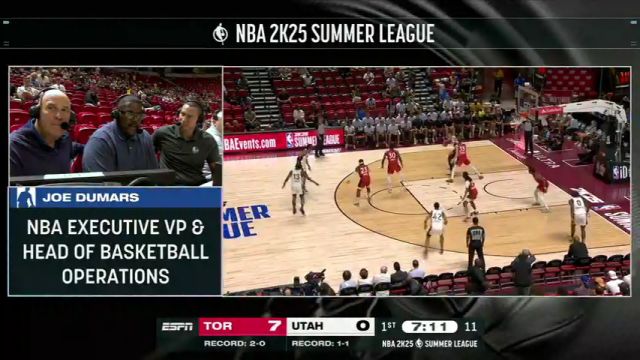 【2024年07月18日】NBA夏季联赛：猛龙vs爵士英文原声全场录像回放