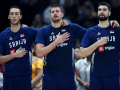 塞尔维亚热身赛战胜日本，约基奇全场得到18分8篮板7助攻