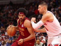  NBA季前赛：骑士绝杀遭封盖加时惜败公牛 阿伦25+16引3人20+ 