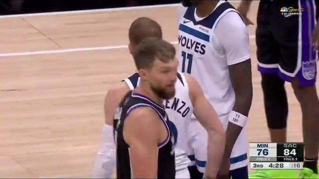 【2024年10月25日】NBA常規(guī)賽:森林狼vs國王第3節(jié)英文原聲錄像回放