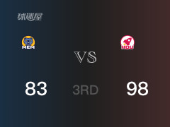 NBA常规赛：三节战罢，火箭以98- 83领先灰熊，杰伦格林17分5篮板3助攻