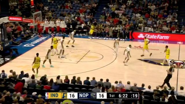 【2024年11月02日】NBA常规赛：步行者vs鹈鹕第1节中文解说录像回放