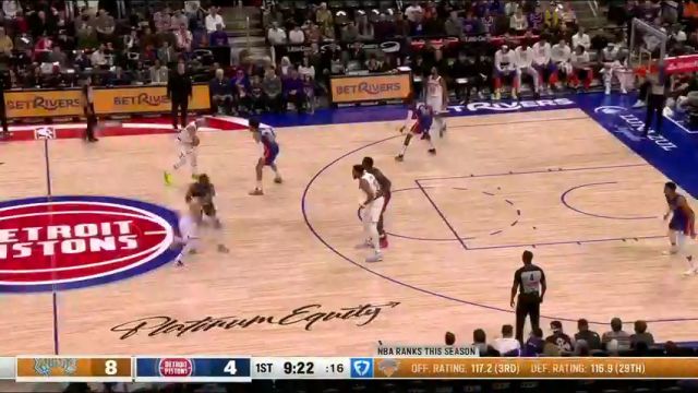 【2024年11月02日】NBA常規(guī)賽：尼克斯vs活塞第1節(jié)中文解說錄像回放