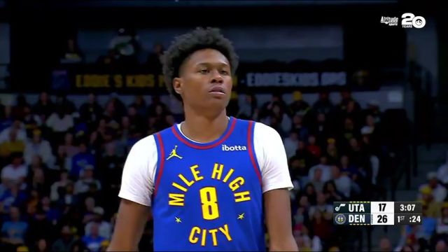 【2024年11月03日】NBA常規(guī)賽：爵士vs掘金第1節(jié)中文解說錄像回放