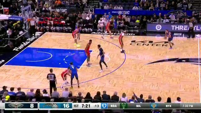 【2024年11月09日】NBA常規(guī)賽:鵜鶘vs魔術(shù)第1節(jié)英文原聲錄像回放