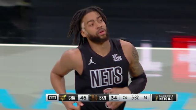 【2024年11月20日】NBA杯小组赛：黄蜂vs篮网第2节中文解说录像回放